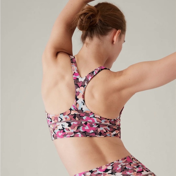 Athleta Transcend Plunge Sports Bra A-C Size S NWT - Picture 2 of 9